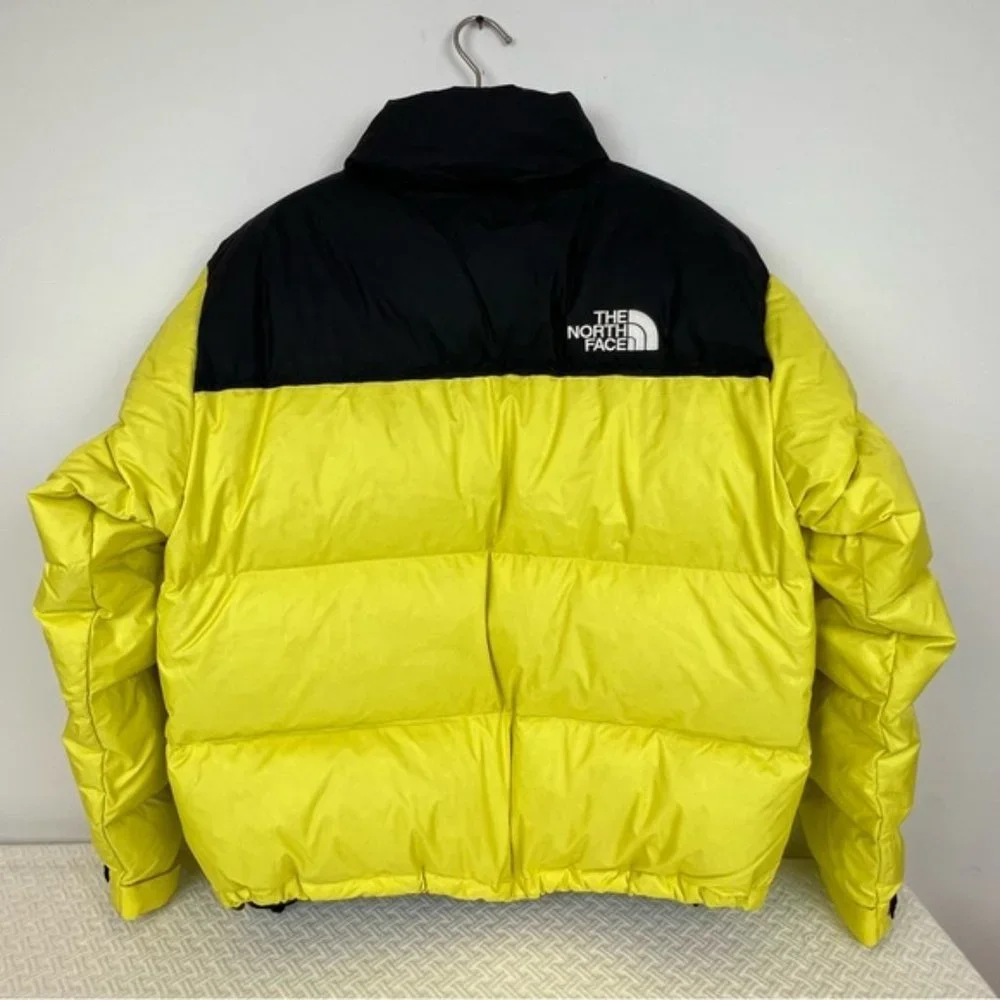 Nwt North Face 1996 Retro Nuptse Jacket - bright yellowtail - Picture 5 of 13